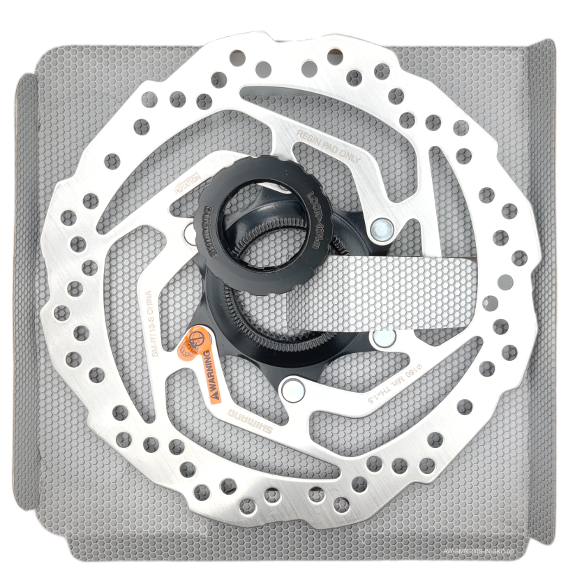 Гальмівний ротор 160 мм Shimano SM-RT10-S, CENTER LOCK
