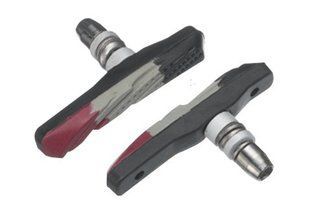 Тормозные колодки Alligator VB-697 72 мм трехкомпонентные для V-Brake черные.