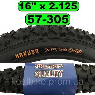 Покришка для велосипеда 16" 2.125 покришка для гірського MTB дитячого велосипеда