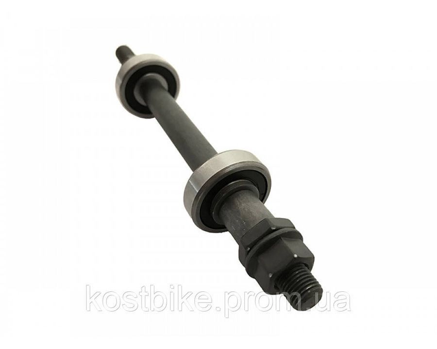 Ось задняя с промподшипником 6200 (3/8"*170 мм)