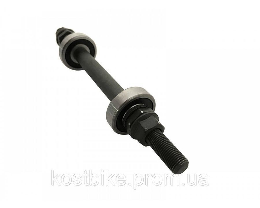 Ось задняя с промподшипником 6200 (3/8"*170 мм)