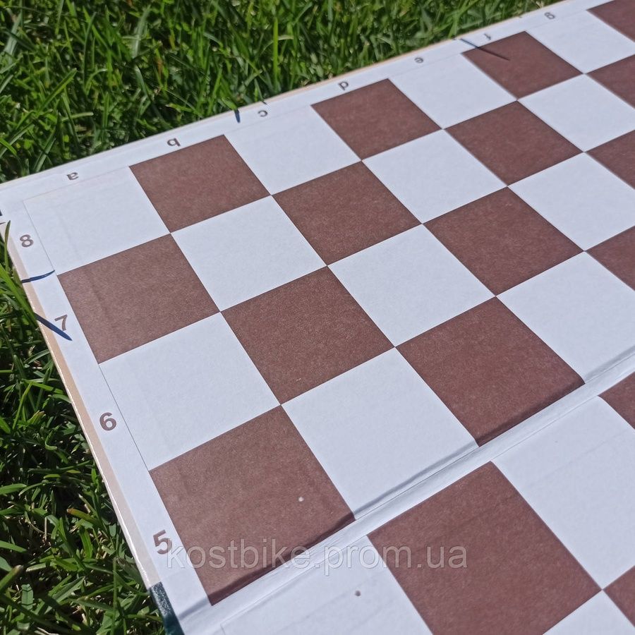 Картонная складная шахматная доска, производство Украины 35x35 см